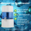 Aqualine 18 Waterfilter Glas – duurzaam waterfilter dat flessenwater bespaart en plastic afval vermindert.