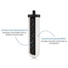 Doulton waterfilter met uitleg filterlagen – keramische buitenlaag en actieve koolstofkern voor zuiver en veilig drinkwater.